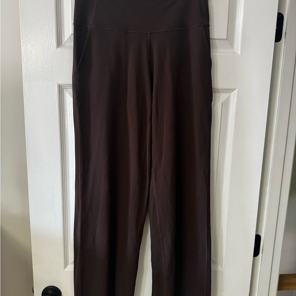 lululemon athletica Women's Wide-Leg Pants in Dark Brown - Picture 5 of 12